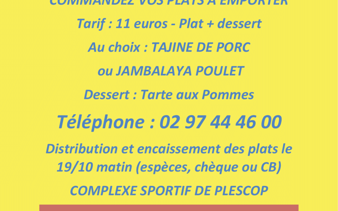 Commandez vos repas pour l’édition des Marcels 2025 !!