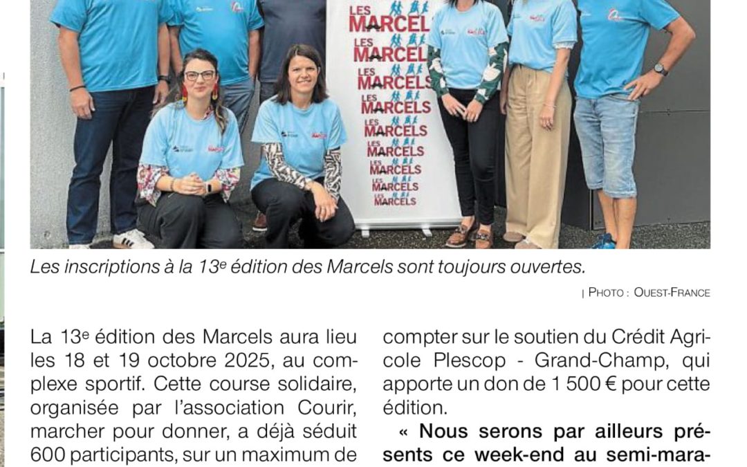 Les Marcels : déjà 600 inscrits pour la 13ème édition